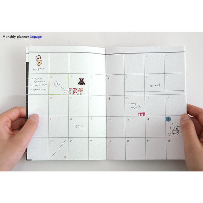 Monthly planner