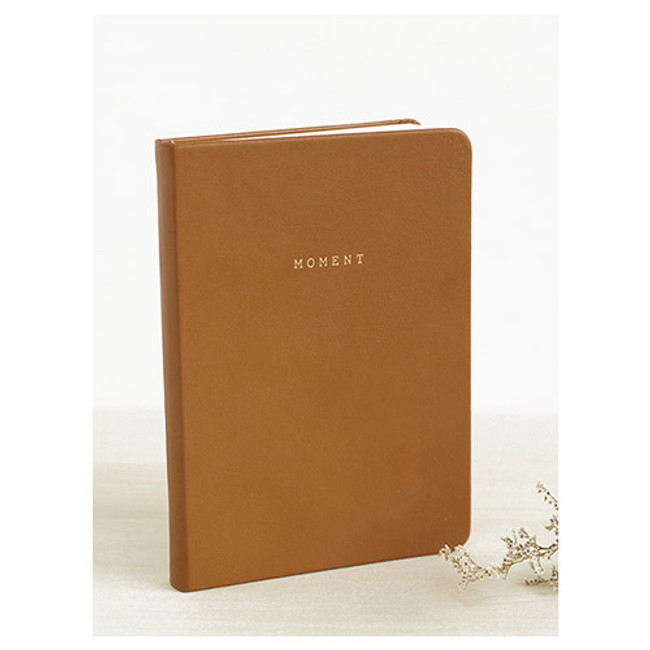 Brown - Moment small plain notebook