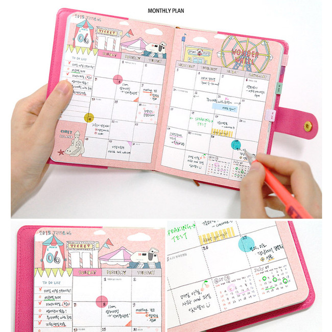 Monthly plan - 2015 Betty dated diary