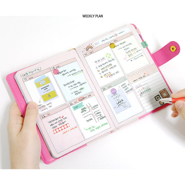 Weekly plan - 2015 Betty dated diary