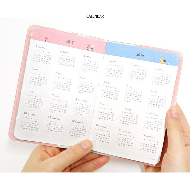 Calendar - 2015 Hello monthly dated diary