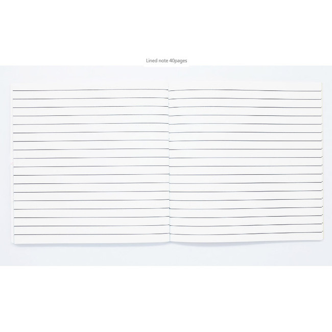 Line note - Bonne chance simple pineapple undated planner