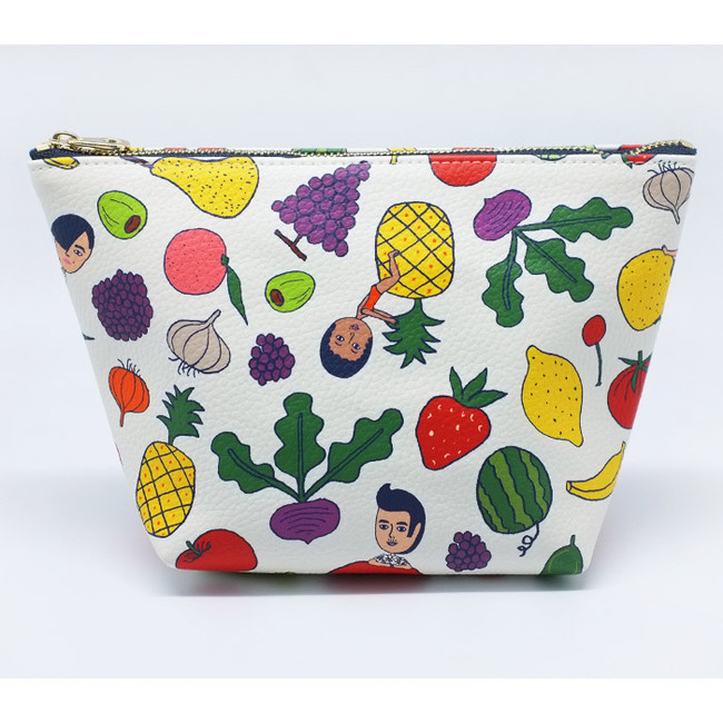 Aurore frutas standing zipper pouch