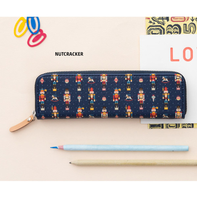 Nutcracker - Pattern handy zipper pencil case