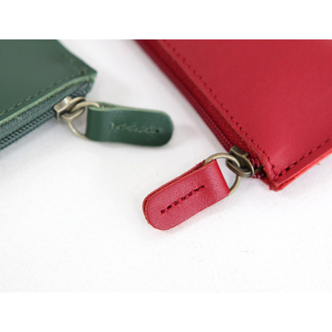 The basic handmade leather pencil case ver.2