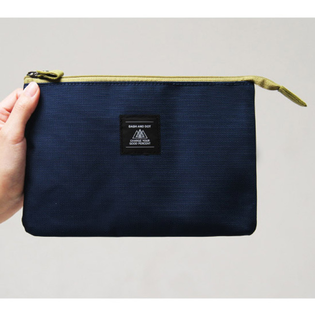 Navy green - Good percent modern pouch