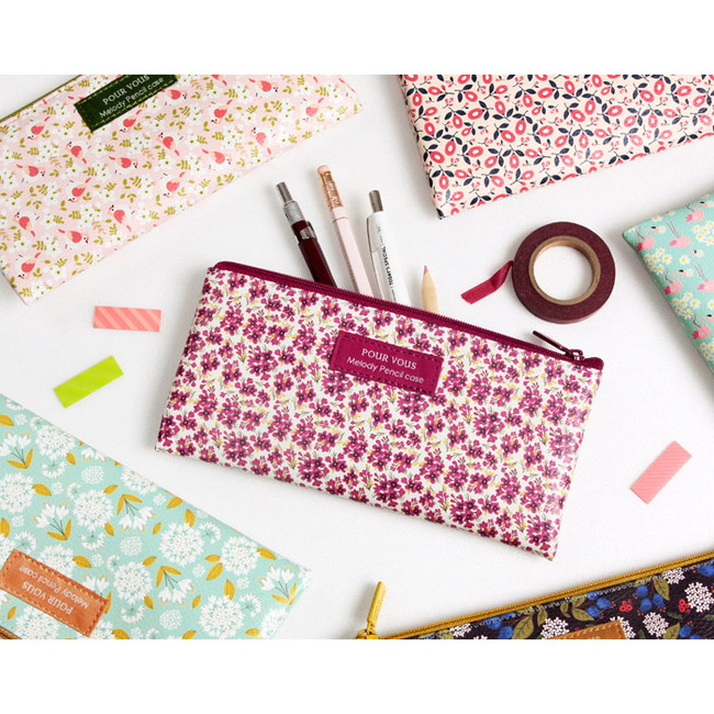 Pour vous melody zipper pencil pouch