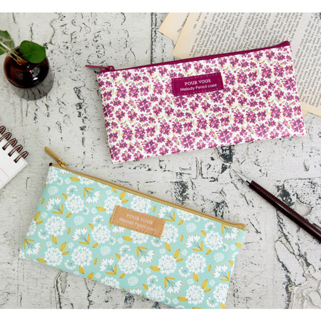 Pour vous melody zipper pencil pouch