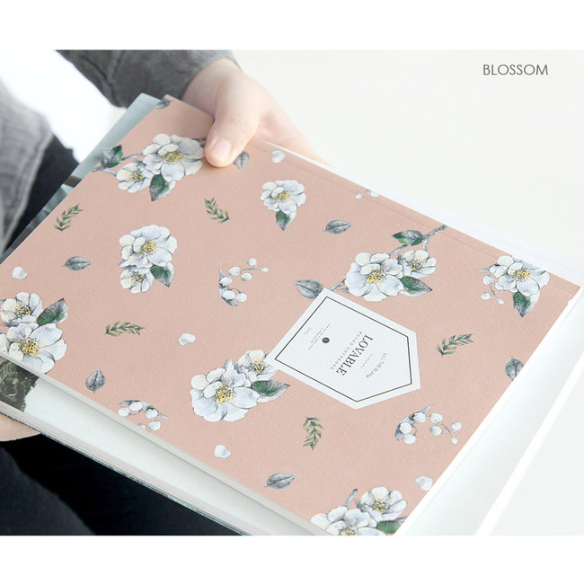 Blossom - Fill the blank lovable pattern lined notebook