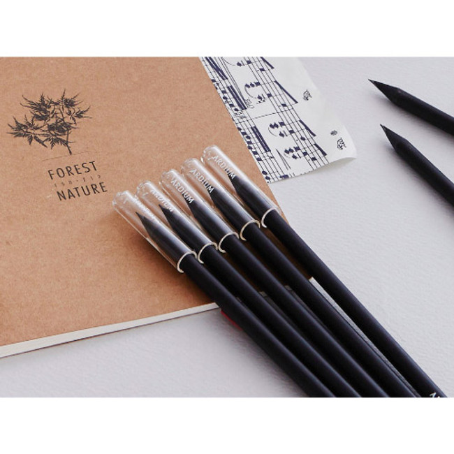 Clear pencil cap set