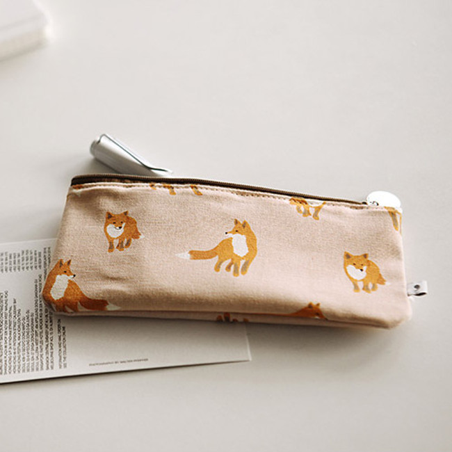 Pattern zipper pencil case