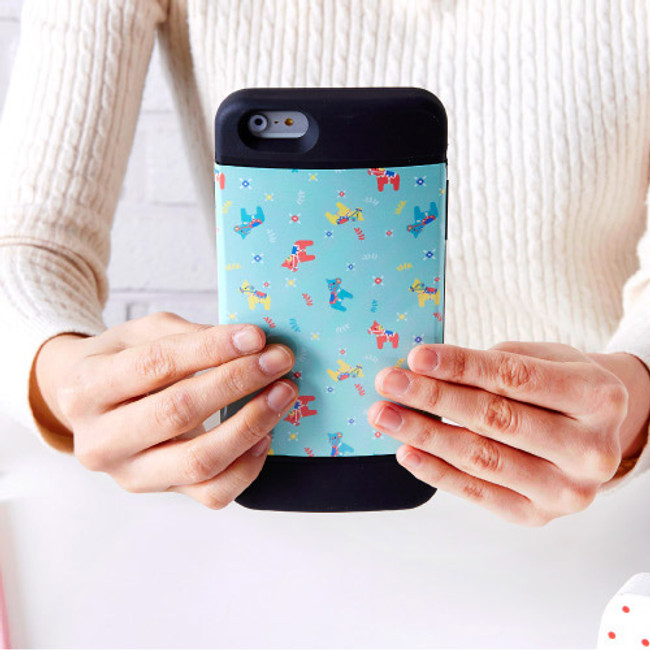 Flower pattern bumper case for iPhone 6 plus