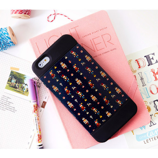 Flower pattern bumper case for iPhone 6 plus