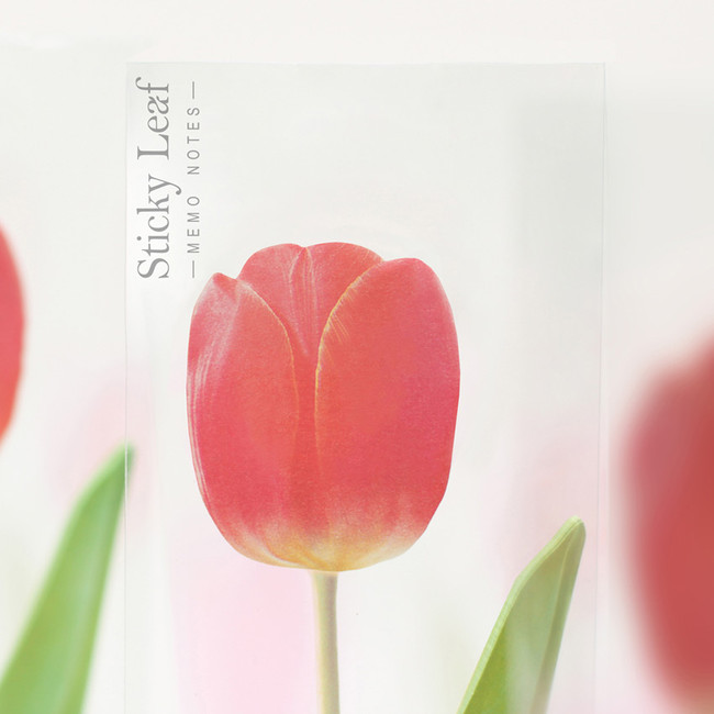 Appree Pink tulip sticky memo notes