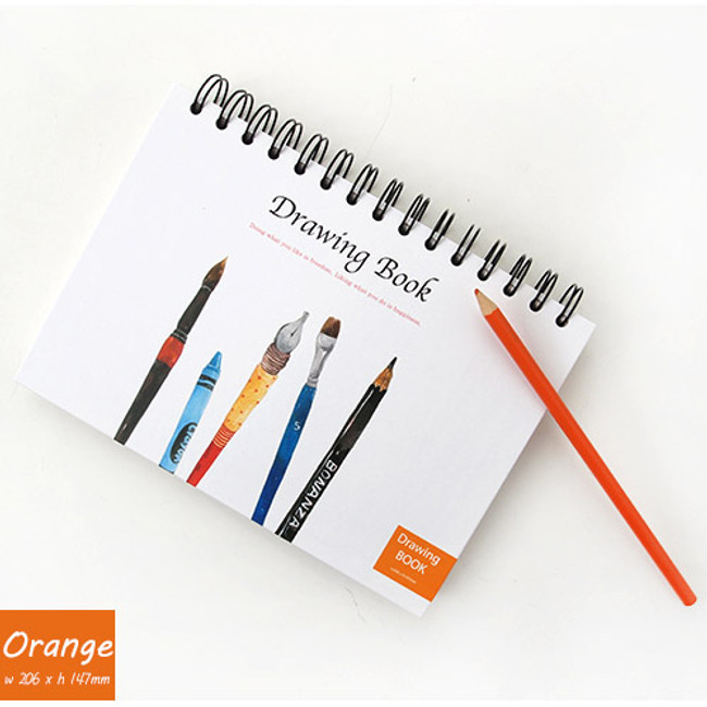 Orange - draw your dream drawing notebook ver.2