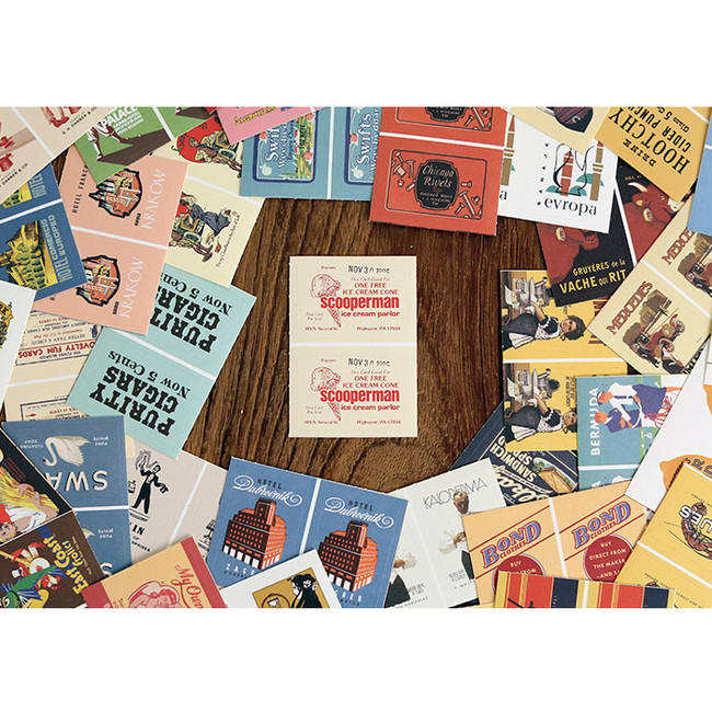 Nacoo Vintage small label sticker set