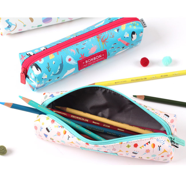 Bon Bon square zipper pencil case