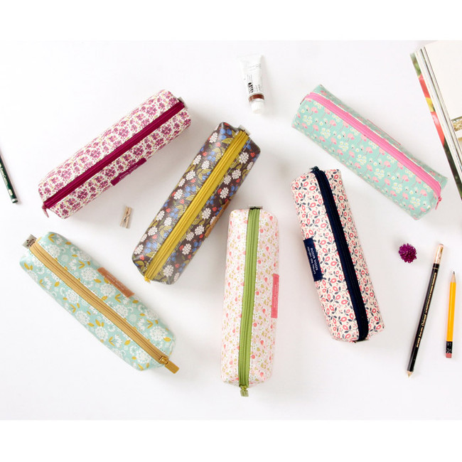 Pour vous melody square zipper pencil case