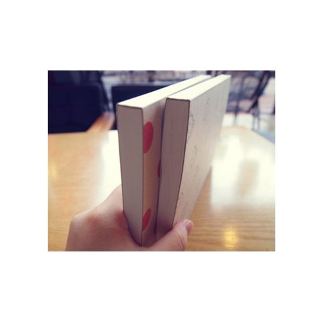 Thickness of Penguin loves mev plain notebook ver.2