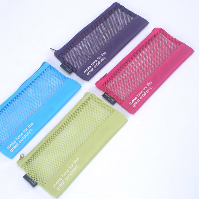 Life is beautiful travel slim mesh pouch