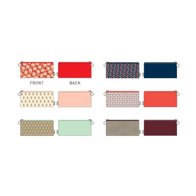 Colors of Unique pattern zipper pen case pouch