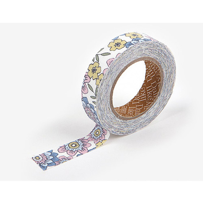 fabric tape single - Girl flower for you