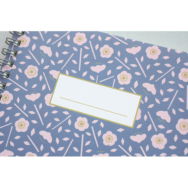 Pearl vintage - Promenade wirebound lined notebook