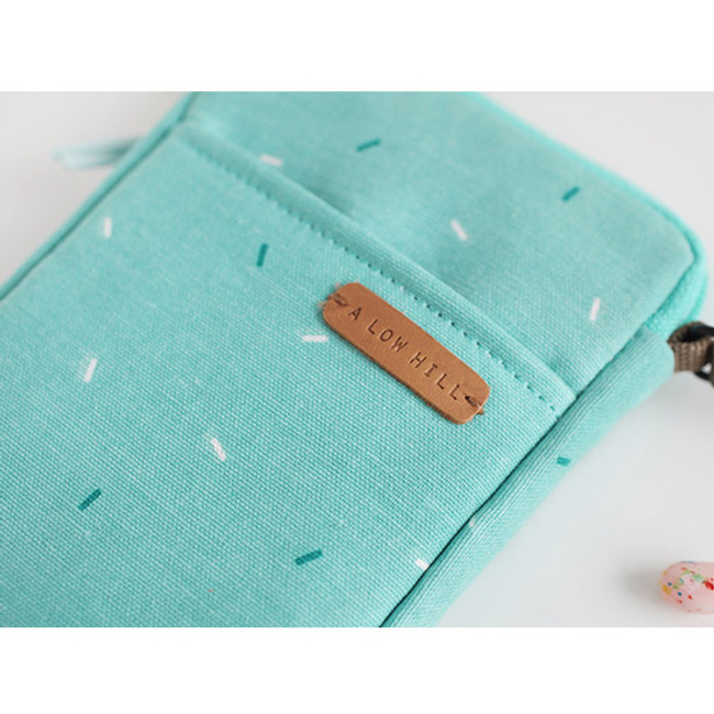 Mint sugar - Pattern basic side shoulder messenger bag