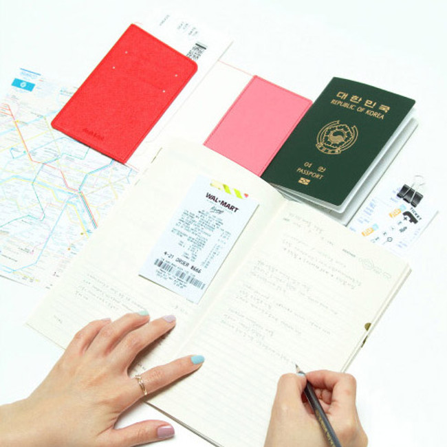 Holiday RFID blocking passport case