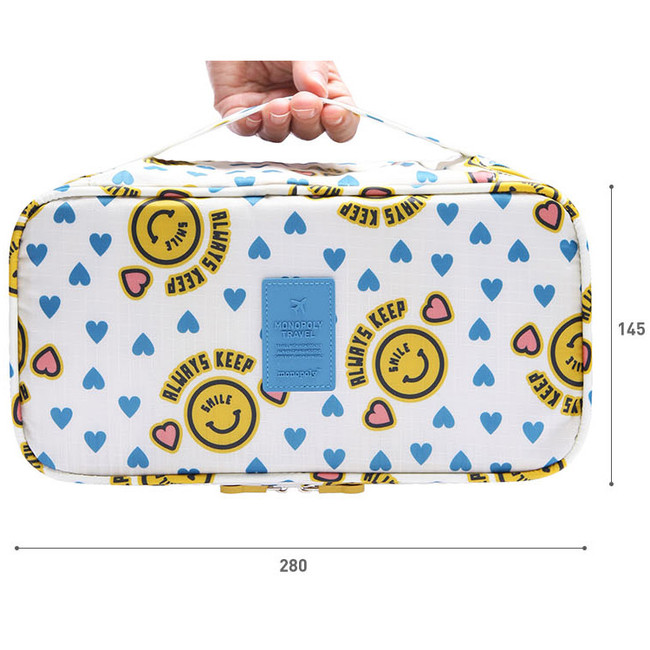 Size of Merrygrin travel large pouch bag for underwear