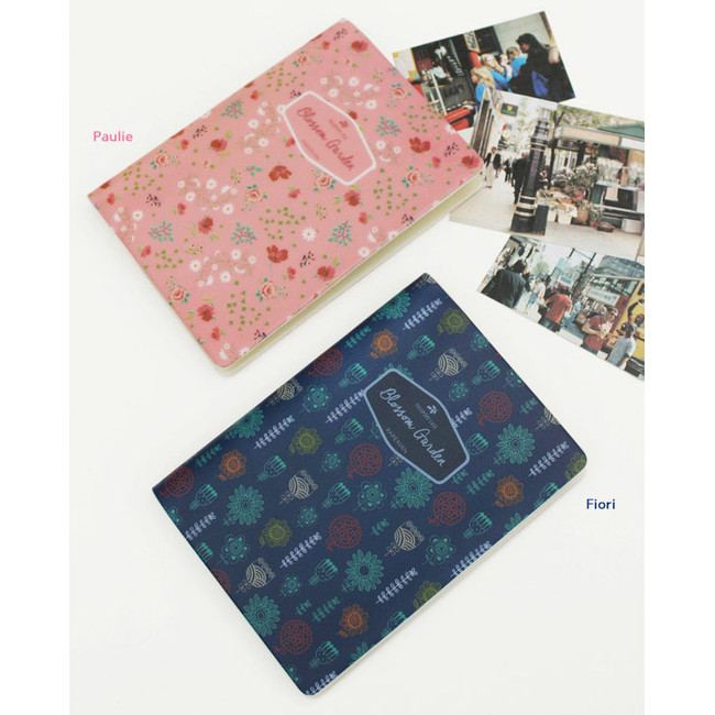 Blossom garden RFID blocking passport case