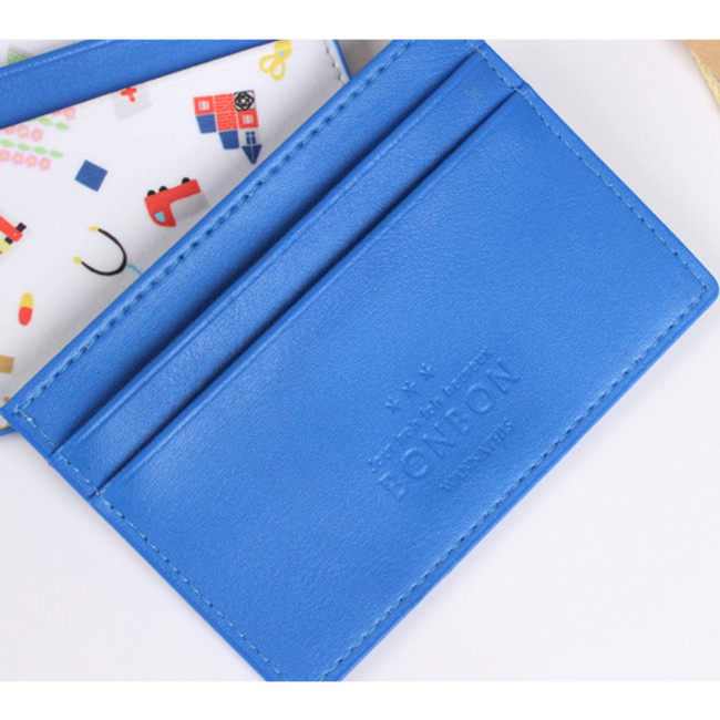 Bon Bon pattern flat card case holder