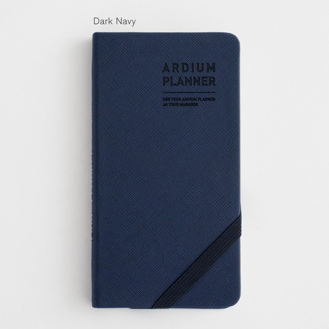 Dark navy - 2016 Simple dated handy planner