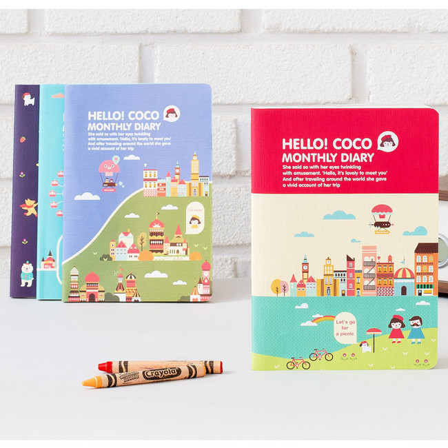 2016 Hello coco monthly dated diary