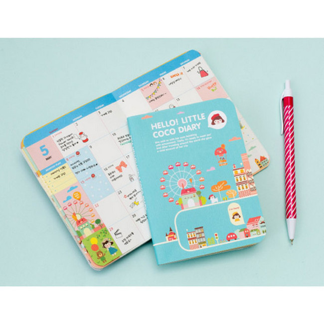 2016 Hello little coco monthly dated diary