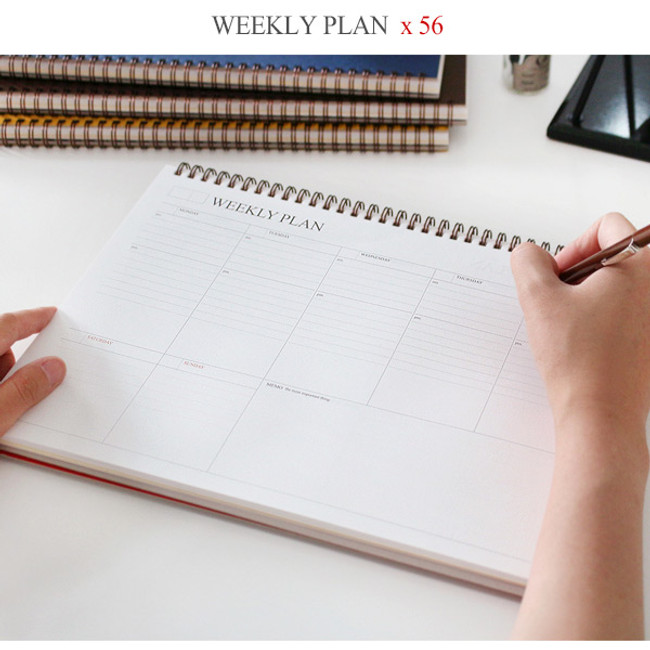 Weekly plan