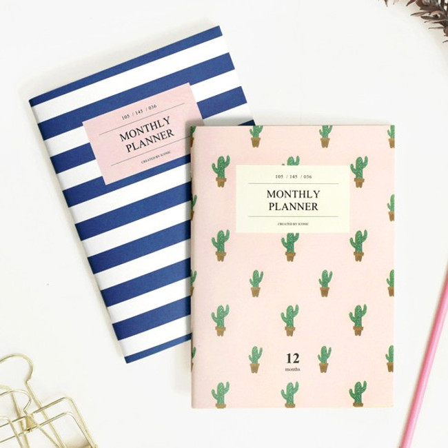 Iconic monthly planner A6 size ver.2