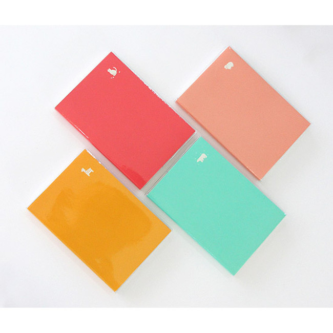 Yellow, Hot pink, Mint, Light pink