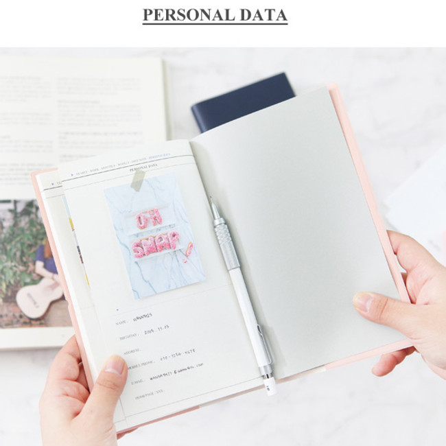 Personal data - 2016 Pictogram life medium dated diary