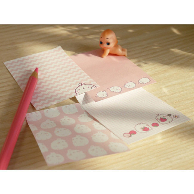 Strawberry - Molang cute pattern sticky note