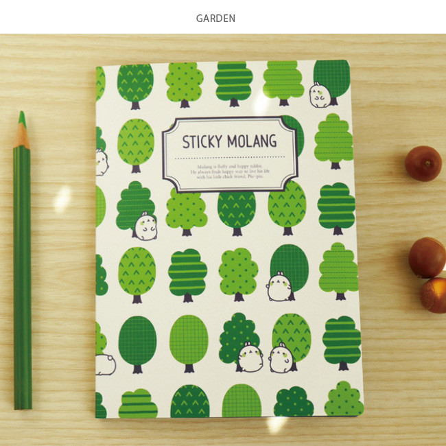 Garden - Molang cute pattern sticky note