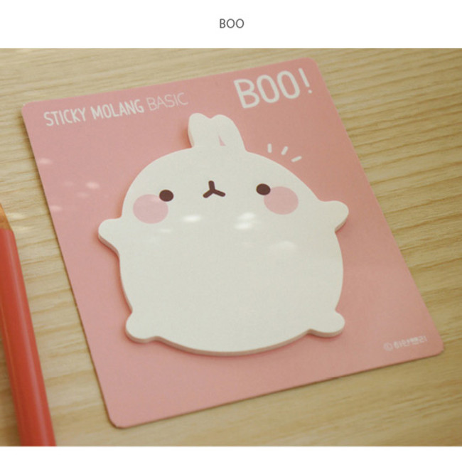 Boo - Molang basic cute sticky note