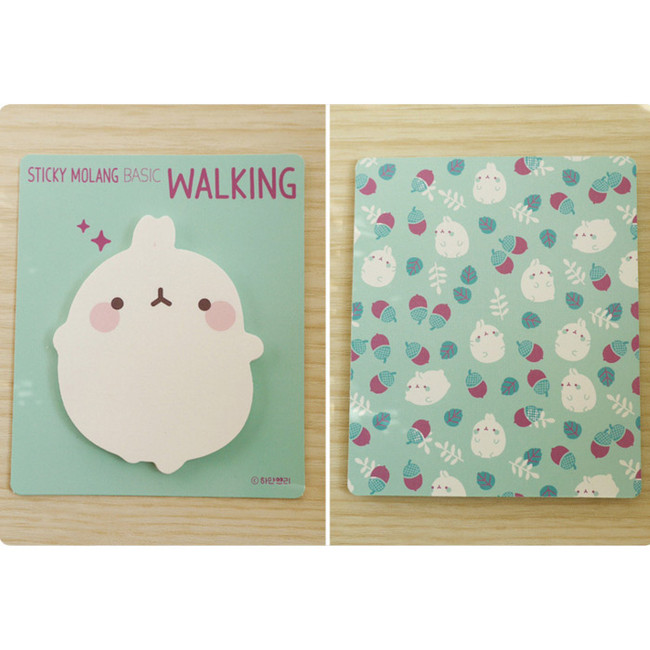 Walking - Molang basic cute sticky note