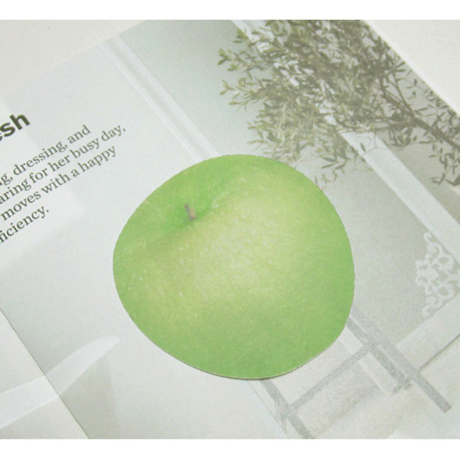 Green Apple sticky memo notes