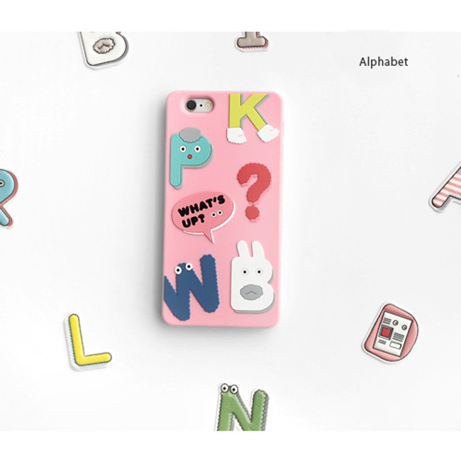 Alphabet - Brunch brother cute jelly iPhone 6/6S case