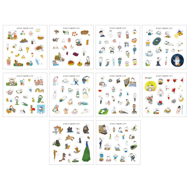 Todac Todac transparent deco sticker set