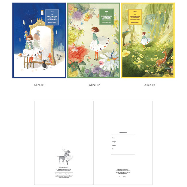 Alice kim minji classic lined notebook