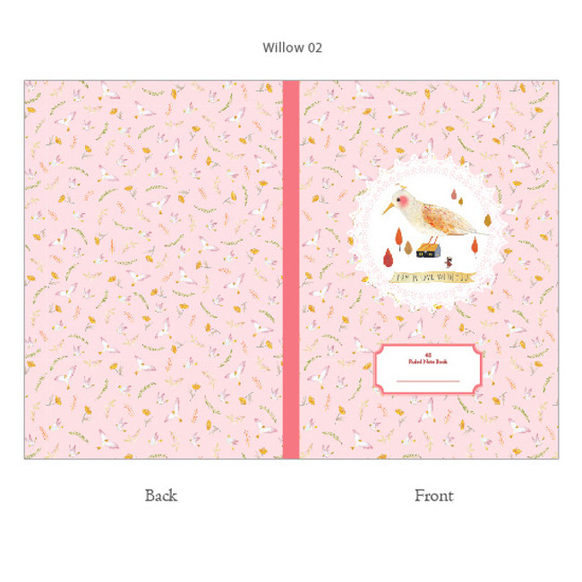 Pink - Willow story classic lined notebook