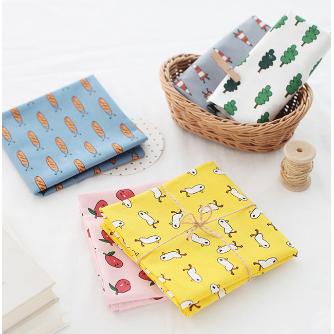 Jam Jam pattern cotton handkerchief