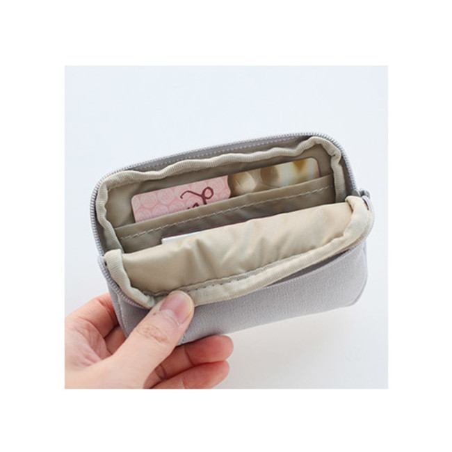 Warm gray - A low hill basic standard pocket card case